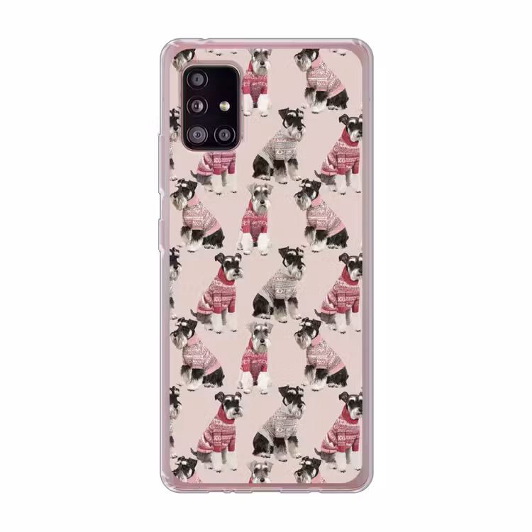 Honden - Truien - Rood Telefoonhoesje Samsung Galaxy A51 5G klein 373 -3d