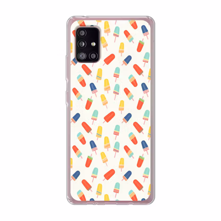 IJsjes - Speels - Kleurrijk Telefoonhoesje Samsung Galaxy A51 5G klein 373 -3d