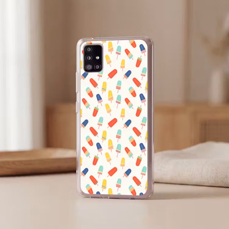 IJsjes - Speels - Kleurrijk Telefoonhoesje Samsung Galaxy A51 5G klein 373 -sfeer2