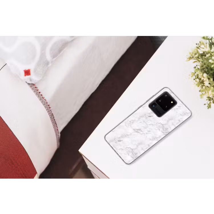 Klassiek - Marmer - Aders - Grijs Telefoonhoesje Samsung Galaxy S20 Ultra klein 358 -kamerS20Ultra
