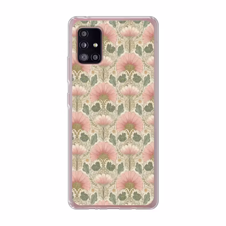 Klassiek - Patroon - Roze Telefoonhoesje Samsung Galaxy A51 5G klein 373 -3d