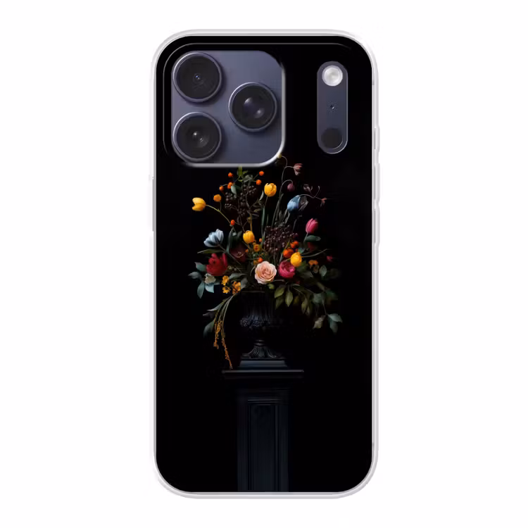 Klassiek - Vaas - Boeket - Bloemen Telefoonhoesje iPhone 17 Pro klein -3d