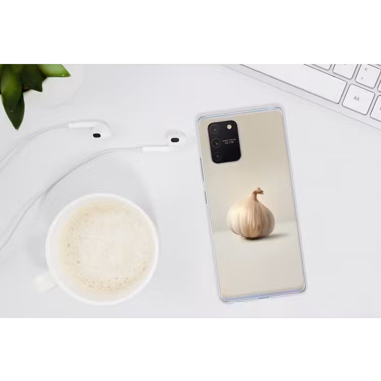 Knoflook - Natuurlijk - Beige Telefoonhoesje Samsung Galaxy S10 Lite klein -oordopS10Lite