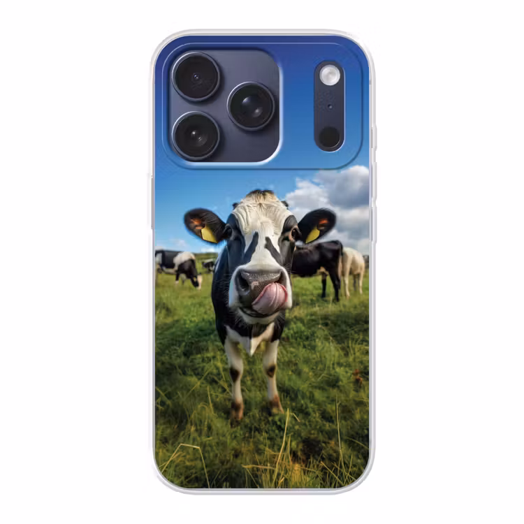 Koe - Tong - Weide Telefoonhoesje iPhone 17 Pro klein -3d