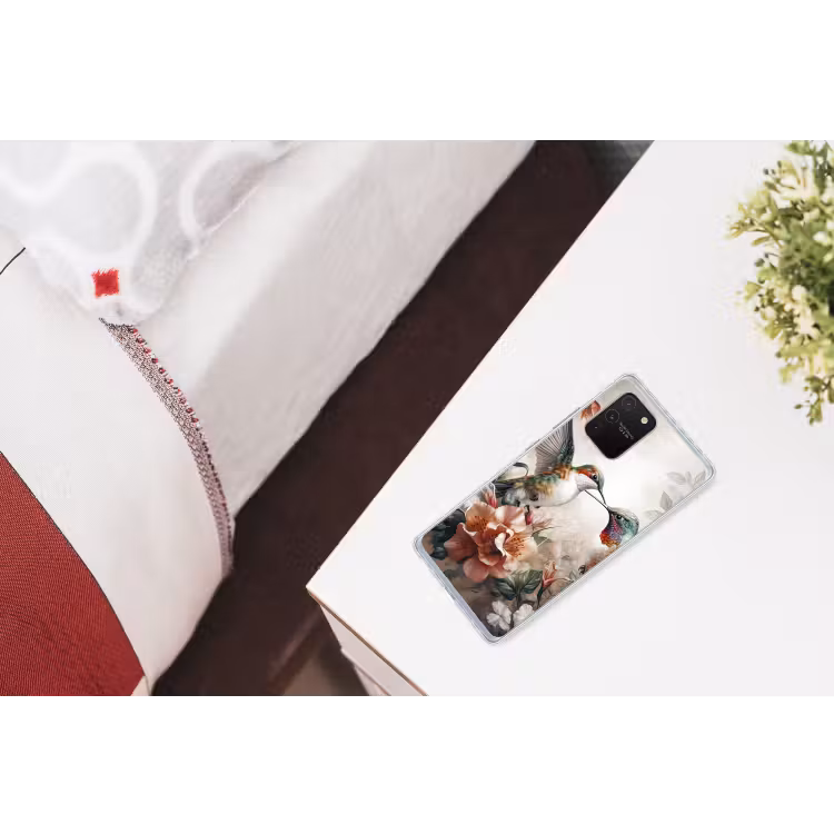 Kolibrie - Vogels - Bloemen - Natuur Telefoonhoesje Samsung Galaxy S10 Lite klein -kamerS10Lite