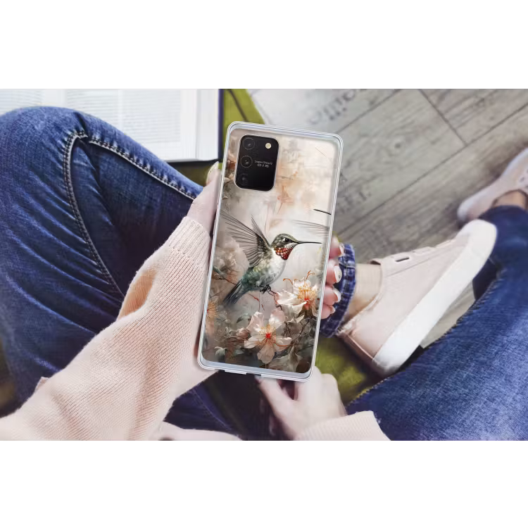 Kolibrie - Vogels - Bloemen - Planten Telefoonhoesje Samsung Galaxy S10 Lite klein -handS10Lite