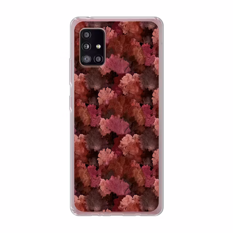 Koraal - Textuur - Kleurrijk Telefoonhoesje Samsung Galaxy A51 5G klein 373 -3d