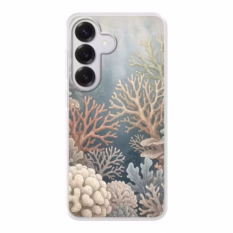Koraal - Zeeleven - Onderwater - Illustratie - Natuur Telefoonhoesje Samsung Galaxy S26 klein -3d