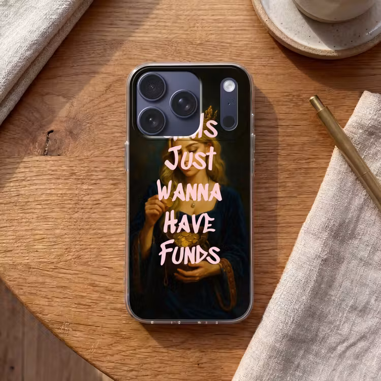 Kroon - Vrouw - Jurk - Opvallend Telefoonhoesje iPhone 17 Pro klein -sfeer1