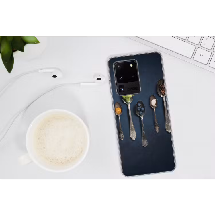 Kruiden - Lepel - Zilver - Specerijen - Industrieel Telefoonhoesje Samsung Galaxy S20 Ultra klein -oordopS20Ultra
