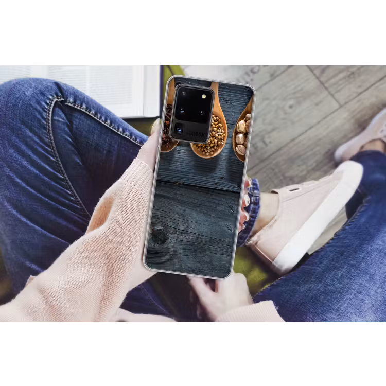 Kruiden - Lepels - Hout - Keuken - Specerijen - Industrieel Telefoonhoesje Samsung Galaxy S20 Ultra klein -handS20Ultra