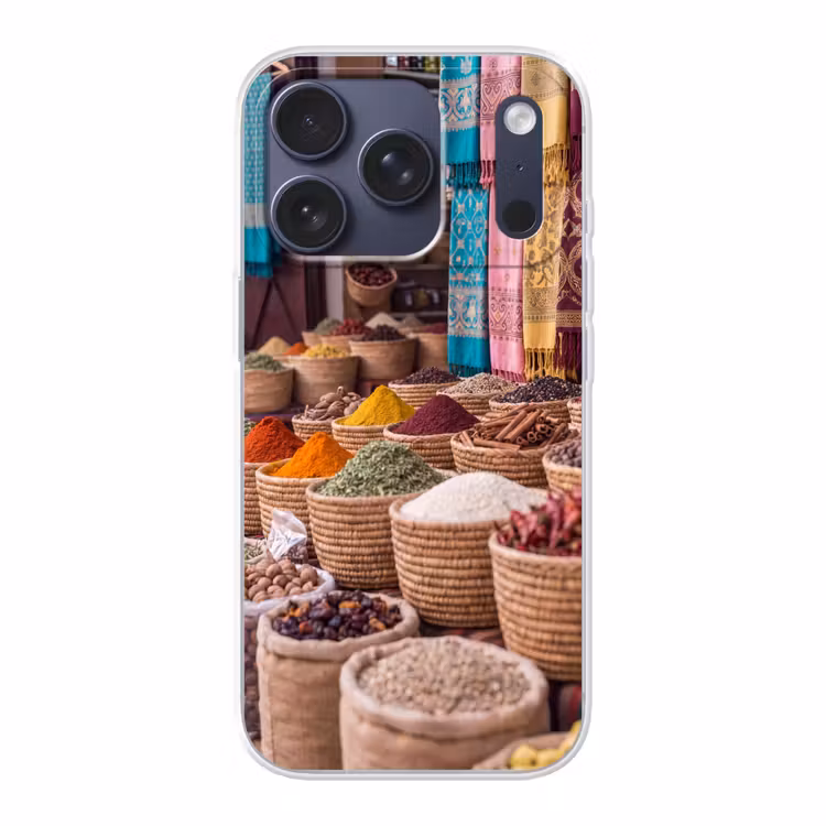 Telefoonhoesje - Kruiden - Manden - Oosters - Kruiden - Manden - Oosters Telefoonhoesje iPhone 17 Pro klein