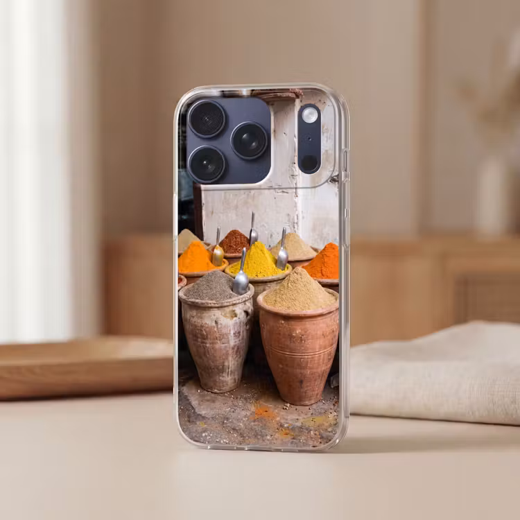 Telefoonhoesje - Kruiden - Potten - Oosters - Kruiden - Potten - Oosters Telefoonhoesje iPhone 17 Pro klein