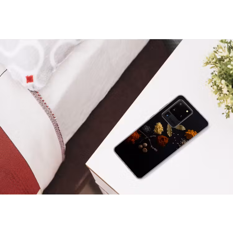 Kruiden - Zwart - Specerijen - Keuken - Koken Telefoonhoesje Samsung Galaxy S20 Ultra klein -kamerS20Ultra