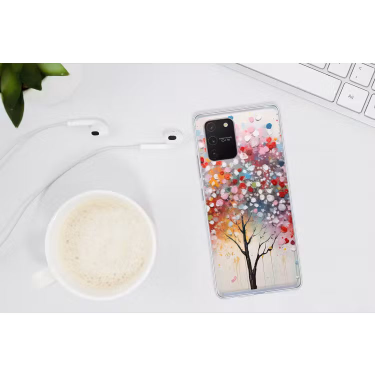 Kunst - Bomen - Natuur - Acryl Telefoonhoesje Samsung Galaxy S10 Lite klein -oordopS10Lite