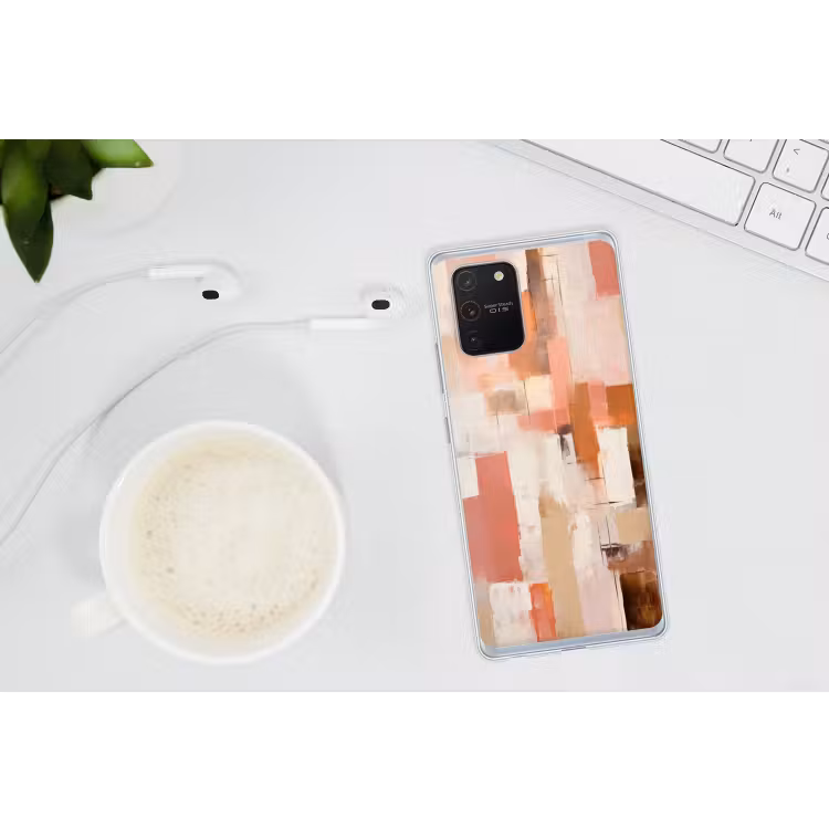 Kunst - Roze - Abstract Telefoonhoesje Samsung Galaxy S10 Lite klein -oordopS10Lite