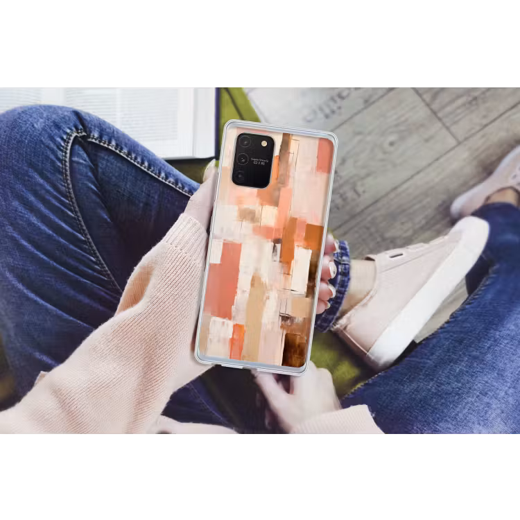 Kunst - Roze - Abstract Telefoonhoesje Samsung Galaxy S10 Lite klein -handS10Lite