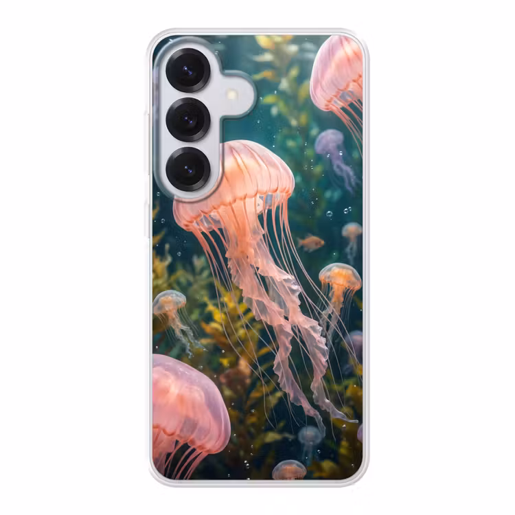 Kwal - Roze - Onderwater - Zeeleven - Dieren Telefoonhoesje Samsung Galaxy S26 klein -3d
