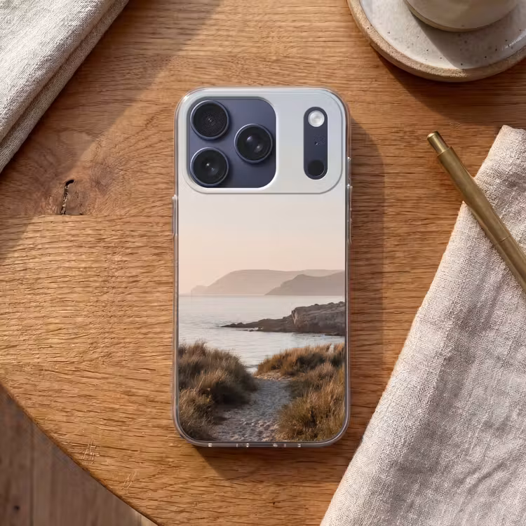 Landschap - Kust - Duinen Telefoonhoesje iPhone 17 Pro klein -sfeer1