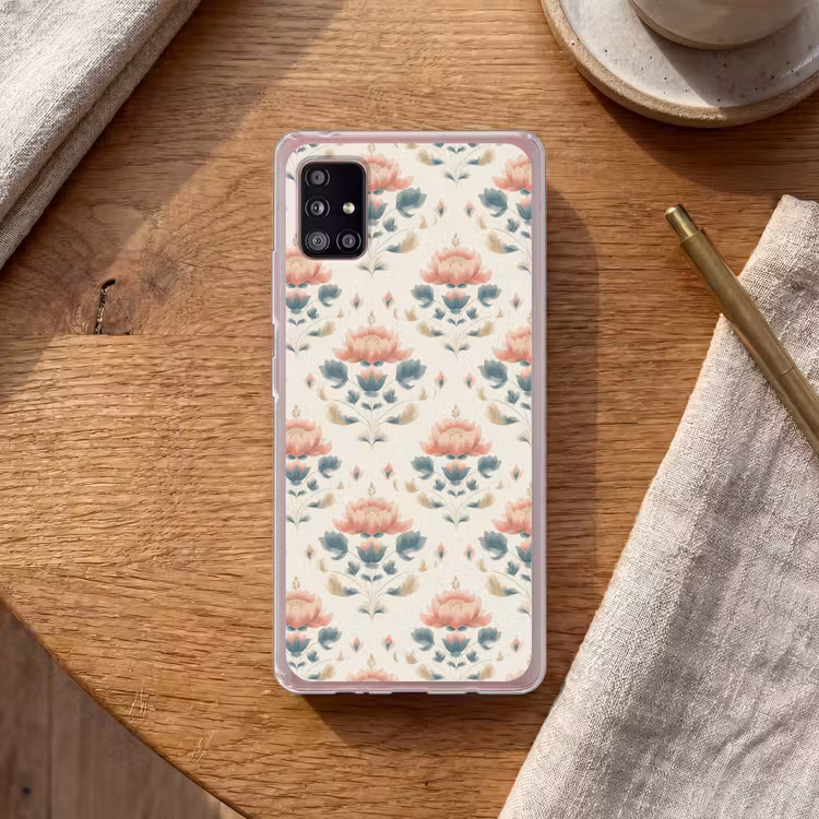 Lotus - Bloemen - Roze Telefoonhoesje Samsung Galaxy A51 5G klein 373 -sfeer1