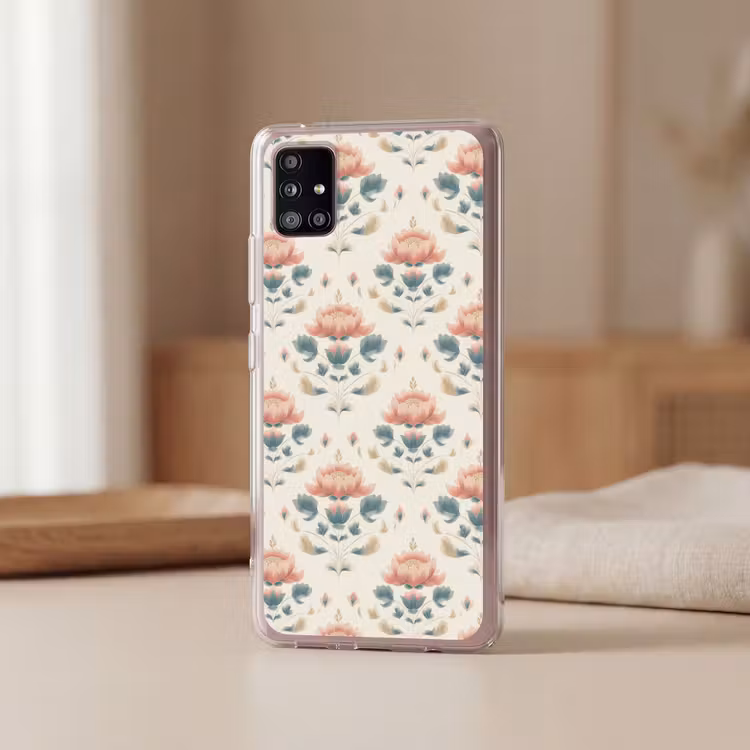 Lotus - Bloemen - Roze Telefoonhoesje Samsung Galaxy A51 5G klein 373 -sfeer2