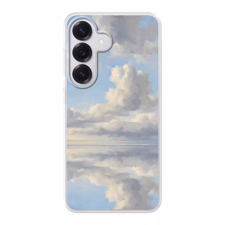 Lucht - Wolken - Natuur - Klassiek - Blauw Telefoonhoesje Samsung Galaxy S26 klein -3d