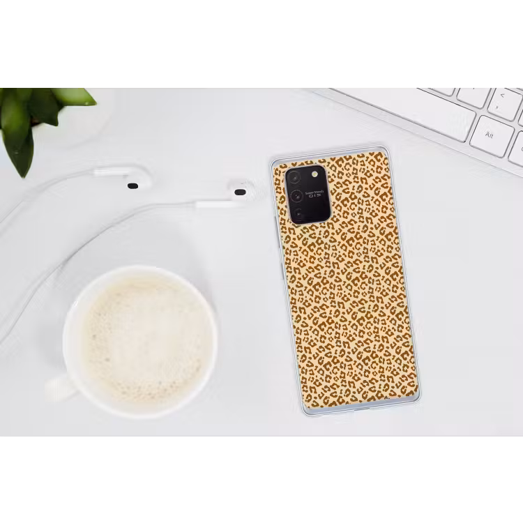 Luipaard - Bruin - Patroon Telefoonhoesje Samsung Galaxy S10 Lite klein 364 -oordopS10Lite