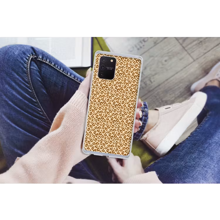 Luipaard - Bruin - Patroon Telefoonhoesje Samsung Galaxy S10 Lite klein 364 -handS10Lite