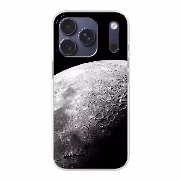 Telefoonhoesje - Maan - Kraters - Ruimte - Maan - Kraters - Ruimte Telefoonhoesje iPhone 17 Pro klein