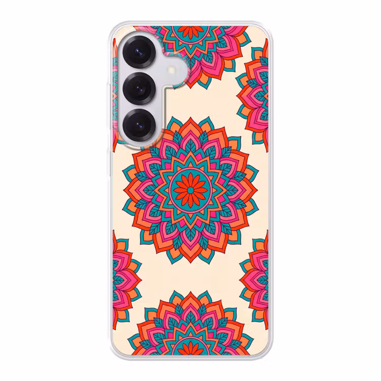 Mandala - Patroon - Abstract - Kleurrijk - Modern Telefoonhoesje Samsung Galaxy S26 klein -3d