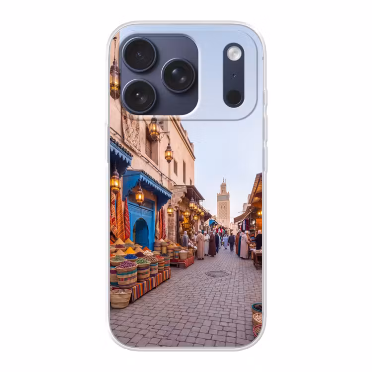 Telefoonhoesje - Markt - Oosters - Kleurrijk - Markt - Oosters - Kleurrijk Telefoonhoesje iPhone 17 Pro klein