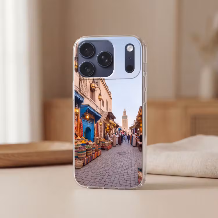 Telefoonhoesje - Markt - Oosters - Kleurrijk - Markt - Oosters - Kleurrijk Telefoonhoesje iPhone 17 Pro klein