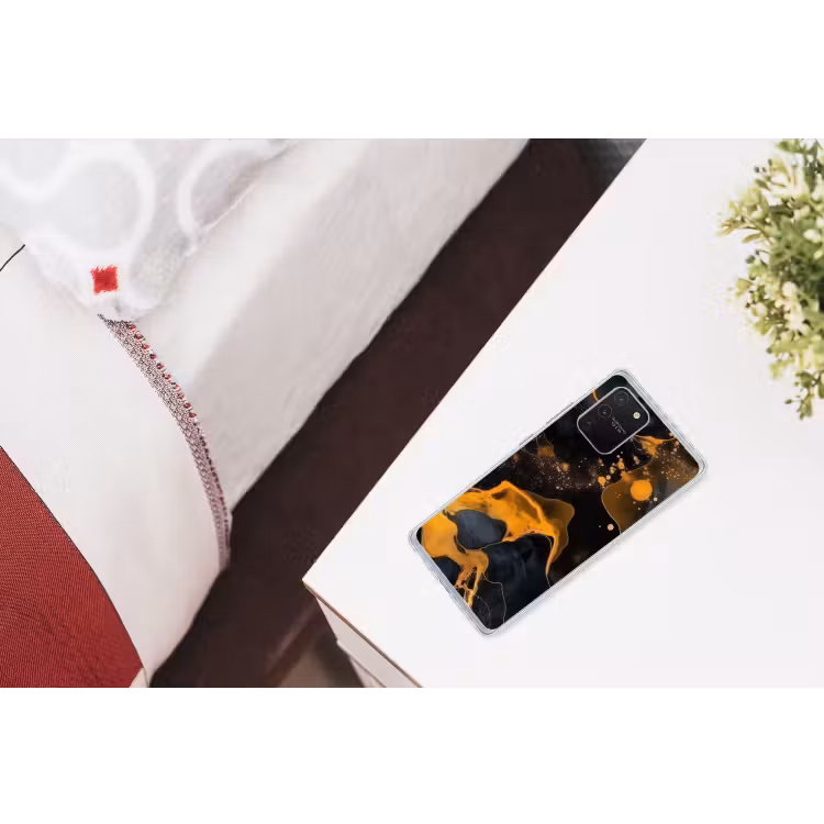 Marmer - Goud - Zwart - Abstract - Modern Telefoonhoesje Samsung Galaxy S10 Lite klein -kamerS10Lite