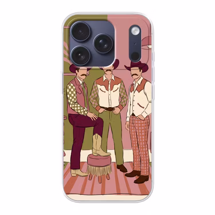 Mensen - Mannen - Hoeden - Retro - Interieur Telefoonhoesje iPhone 17 Pro klein -3d