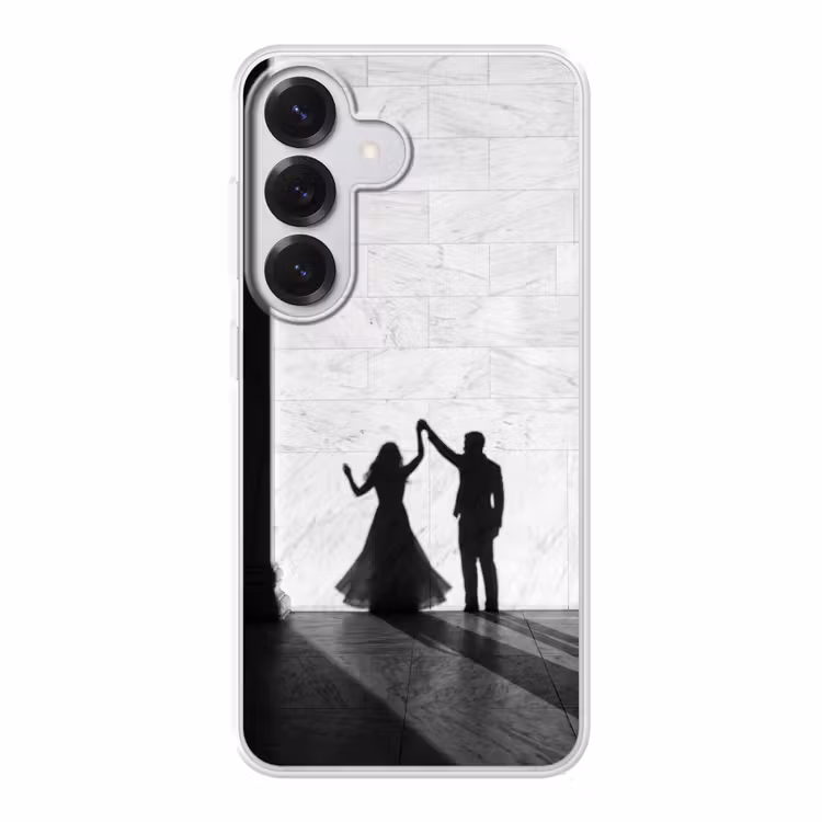 Mensen - Schaduw - Dans - Zwart-wit - Liefde Telefoonhoesje Samsung Galaxy S26 klein -3d