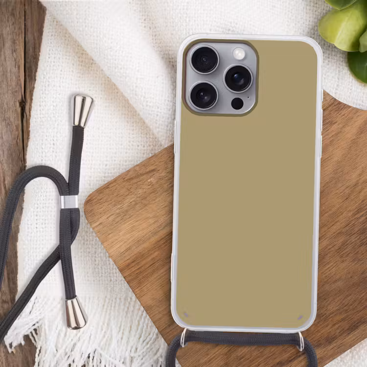Antique - Moss - Groen Hoesje iPhone 16 Pro Max met koord klein 804 -sfeer4