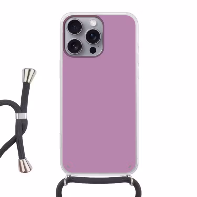 Antique - Orchid - Paars Hoesje iPhone 16 Pro Max met koord klein 804 -3d