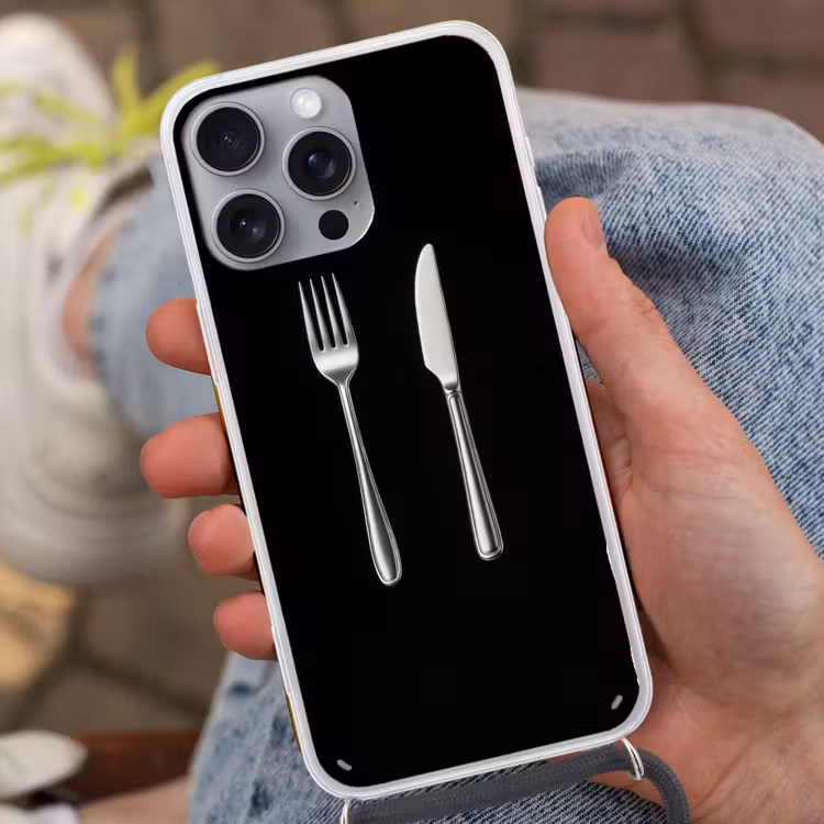 Bestek - Klassiek - Elegant Hoesje iPhone 16 Pro Max met koord klein -sfeer3