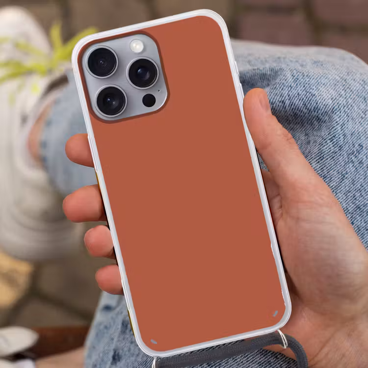 Copperhead - Oranje - Bruin Hoesje iPhone 16 Pro Max met koord klein 804 -sfeer3