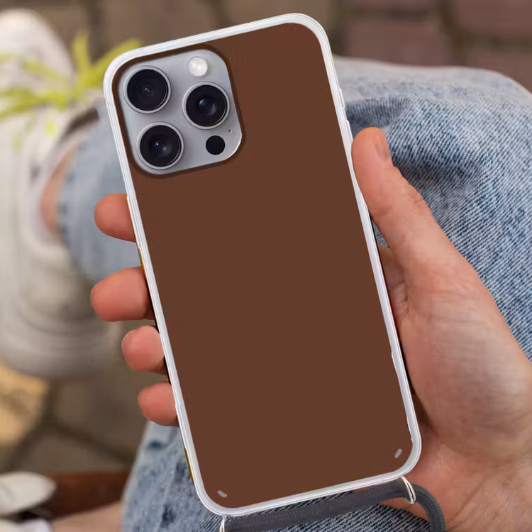Deep - Clay - Brown - Bruin Hoesje iPhone 16 Pro Max met koord klein 804 -sfeer3