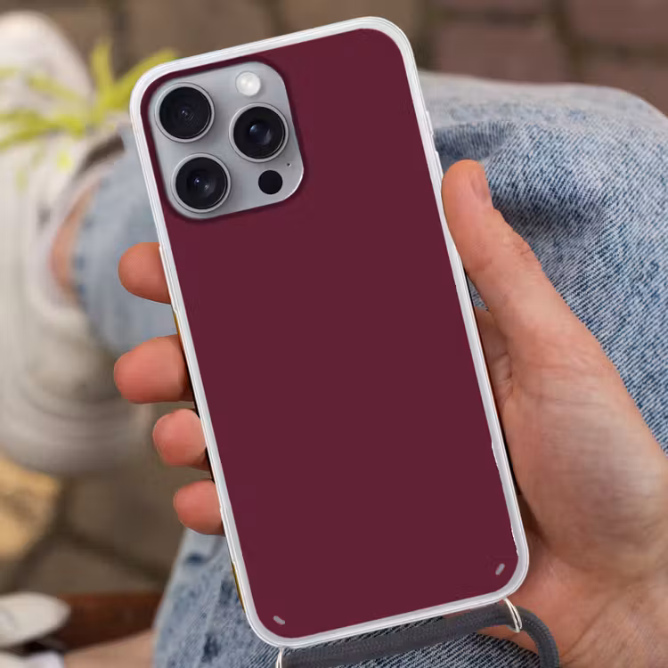 Deep - Plum - Paars Hoesje iPhone 16 Pro Max met koord klein 804 -sfeer3