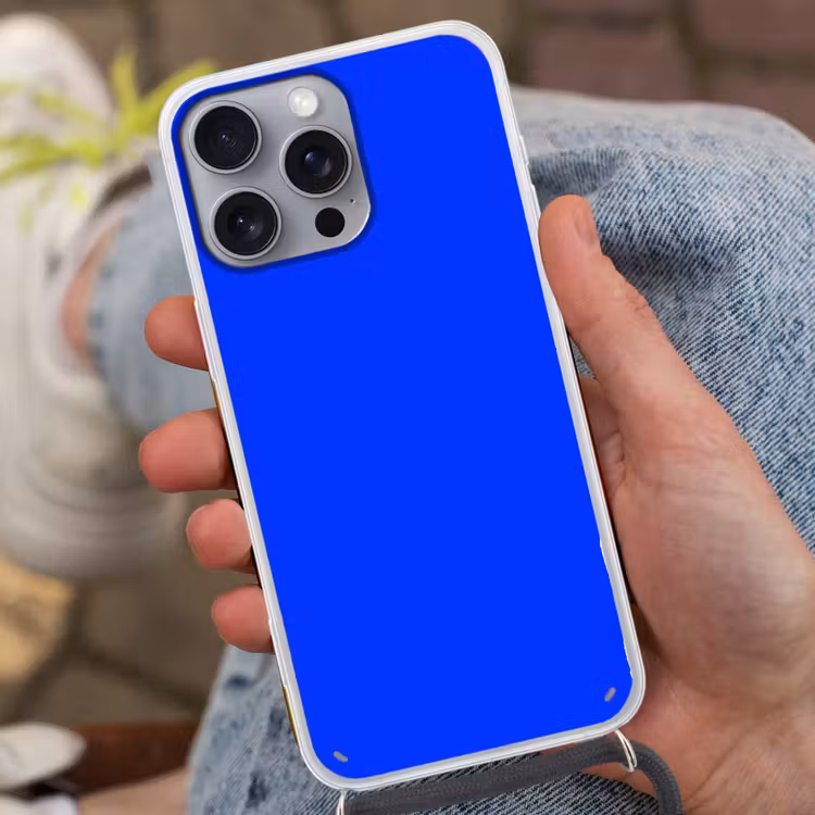 Electric - Blue - Blauw Hoesje iPhone 16 Pro Max met koord klein 804 -sfeer3