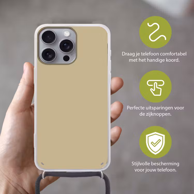 Greenhouse - Sage - Groen Hoesje iPhone 16 Pro Max met koord klein 804 -sfeer2_NL