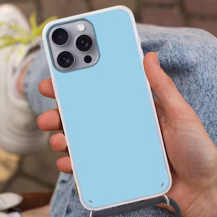 Ice - Blue - Blauw Hoesje iPhone 16 Pro Max met koord klein 804 -sfeer3
