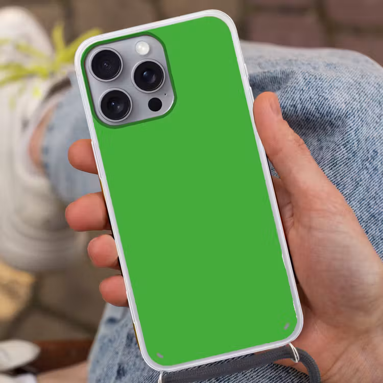 Kelly - Green - Groen Hoesje iPhone 16 Pro Max met koord klein 804 -sfeer3