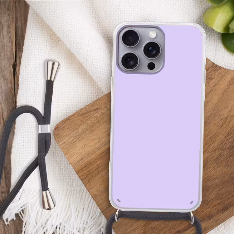 Light - Orchid - Paars Hoesje iPhone 16 Pro Max met koord klein 804 -sfeer4