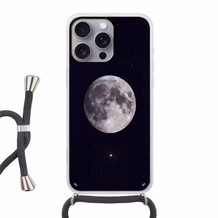 Telefoonhoesje met koord - Maan - Sterren - Ruimte — 1