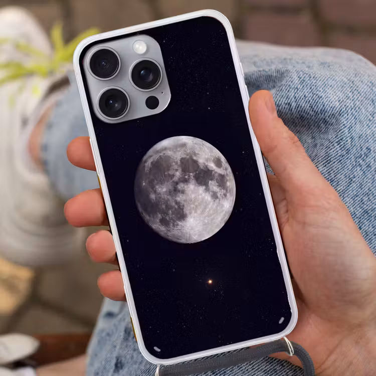 Telefoonhoesje met koord - Maan - Sterren - Ruimte — 2