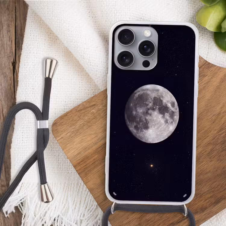 Telefoonhoesje met koord - Maan - Sterren - Ruimte — 3