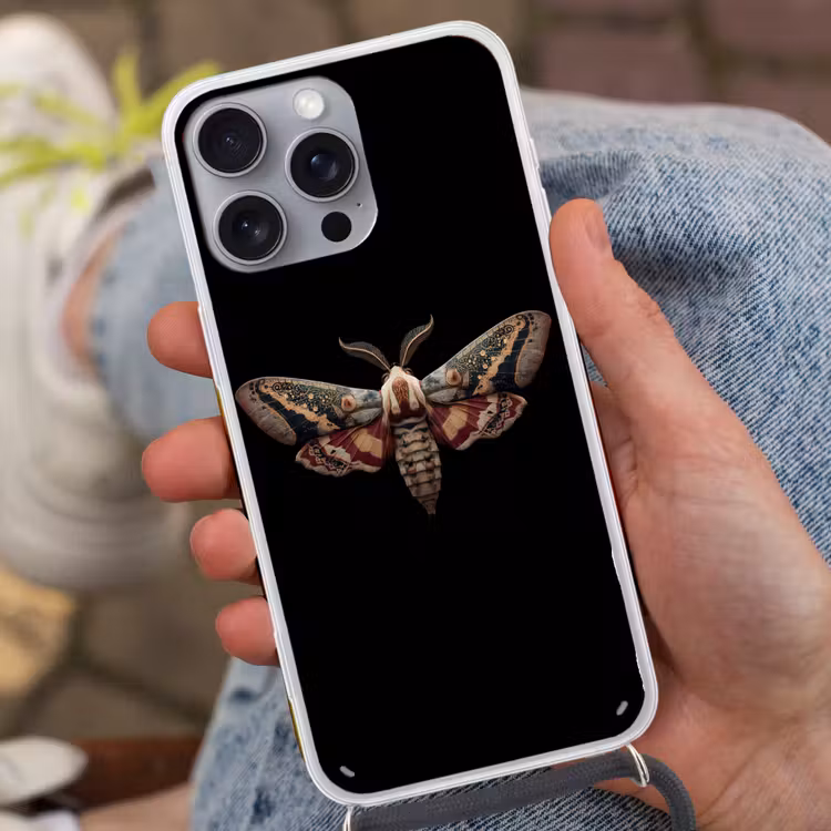 Mot - Oosterse patronen - Sierlijk Hoesje iPhone 16 Pro Max met koord klein -sfeer3